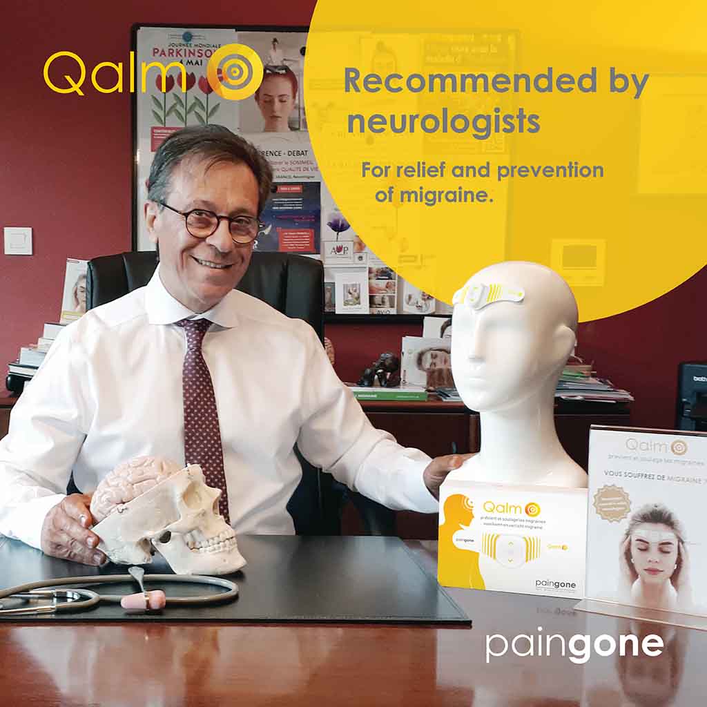 Neurologist in his office with Paingone Qalm