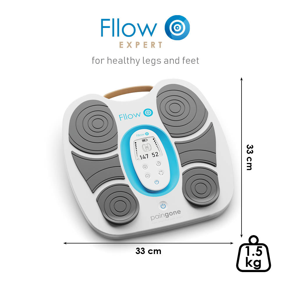 Fllow Expert dimensions, 33 centimetres in height and width and 1.5 kilograms in weight
