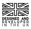 Designed and developed in the UK icon